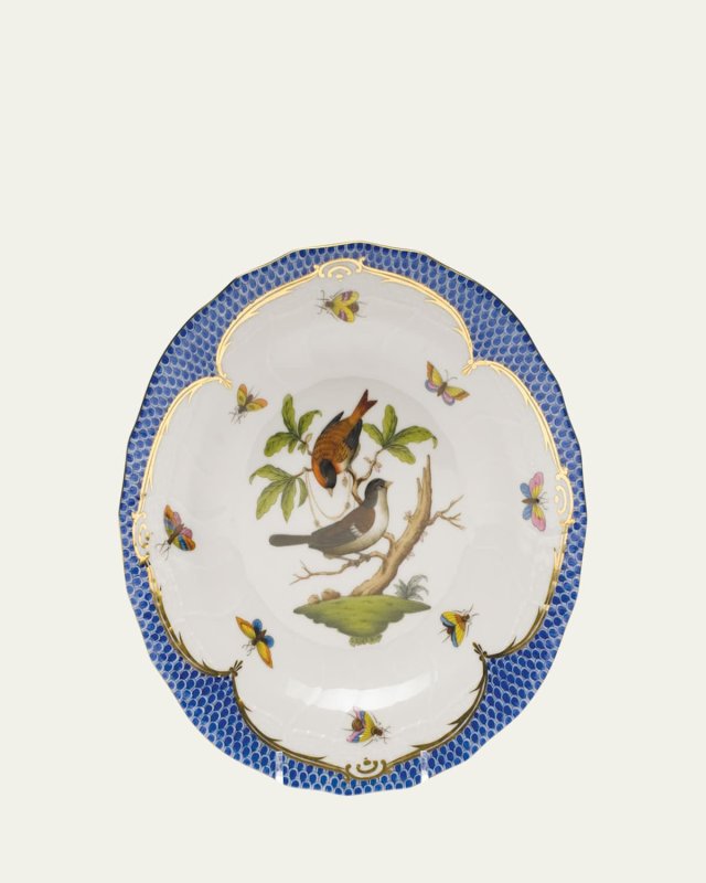 Rothschild Blue Motif 04 Dessert Plate